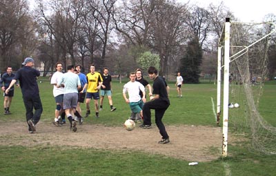 Goalmouth action