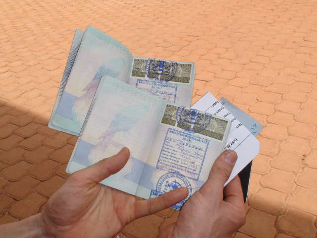 Our visas for Burkina Faso