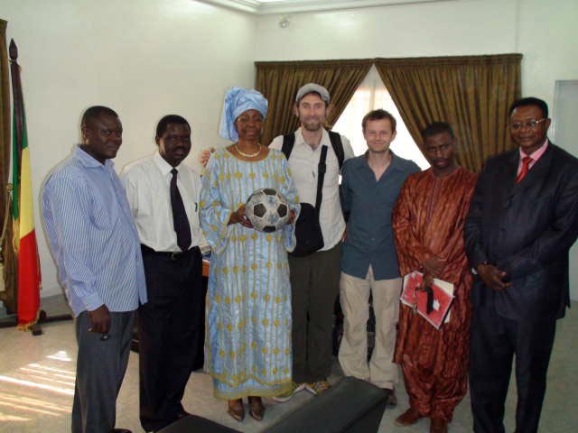 The Ball meets the Malian ambassador