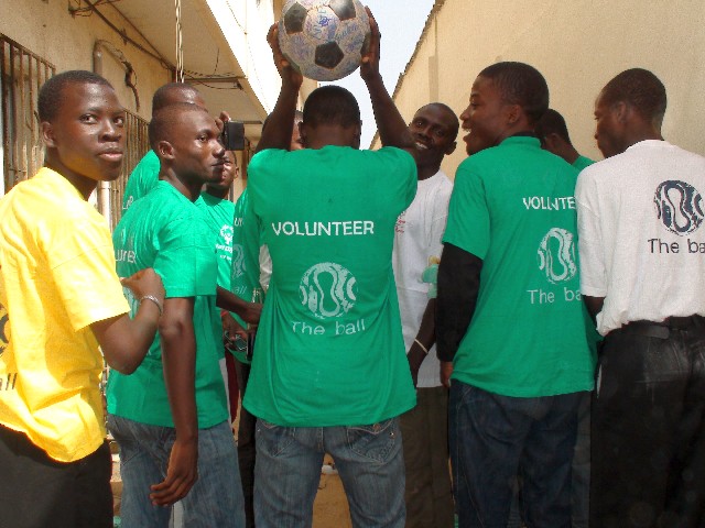 Volunteers with The Ball