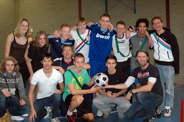 The team at the Da Vinci school in Leiden