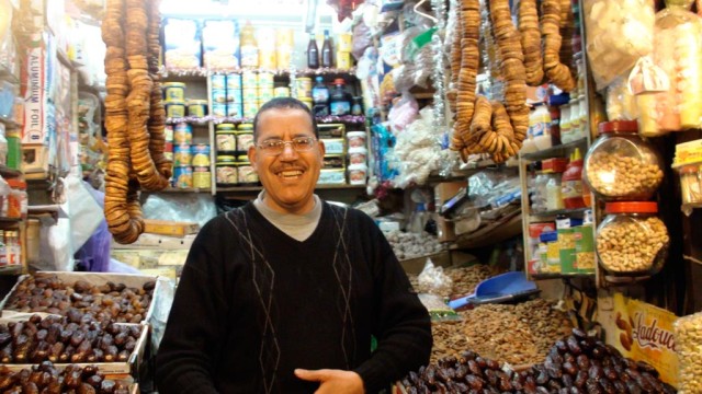 A shopkeeper in Fez