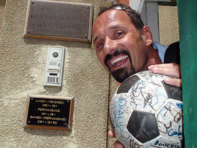 Richard and The Ball at the Ivory Coast embassy