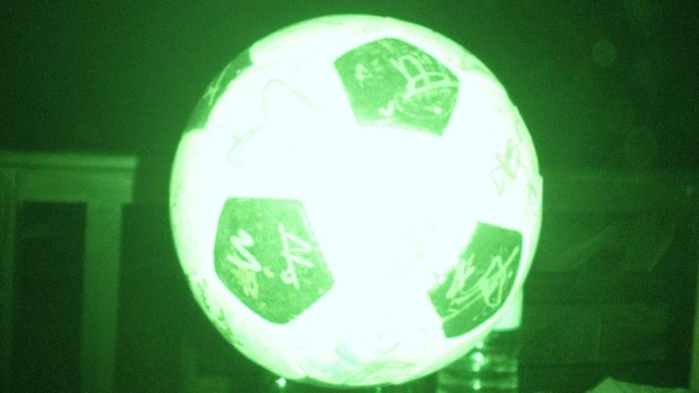 The Ball glows!