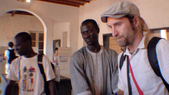 Francois, Mademba and Andrew deep in thought