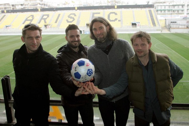 Meeting at the Aris stadium