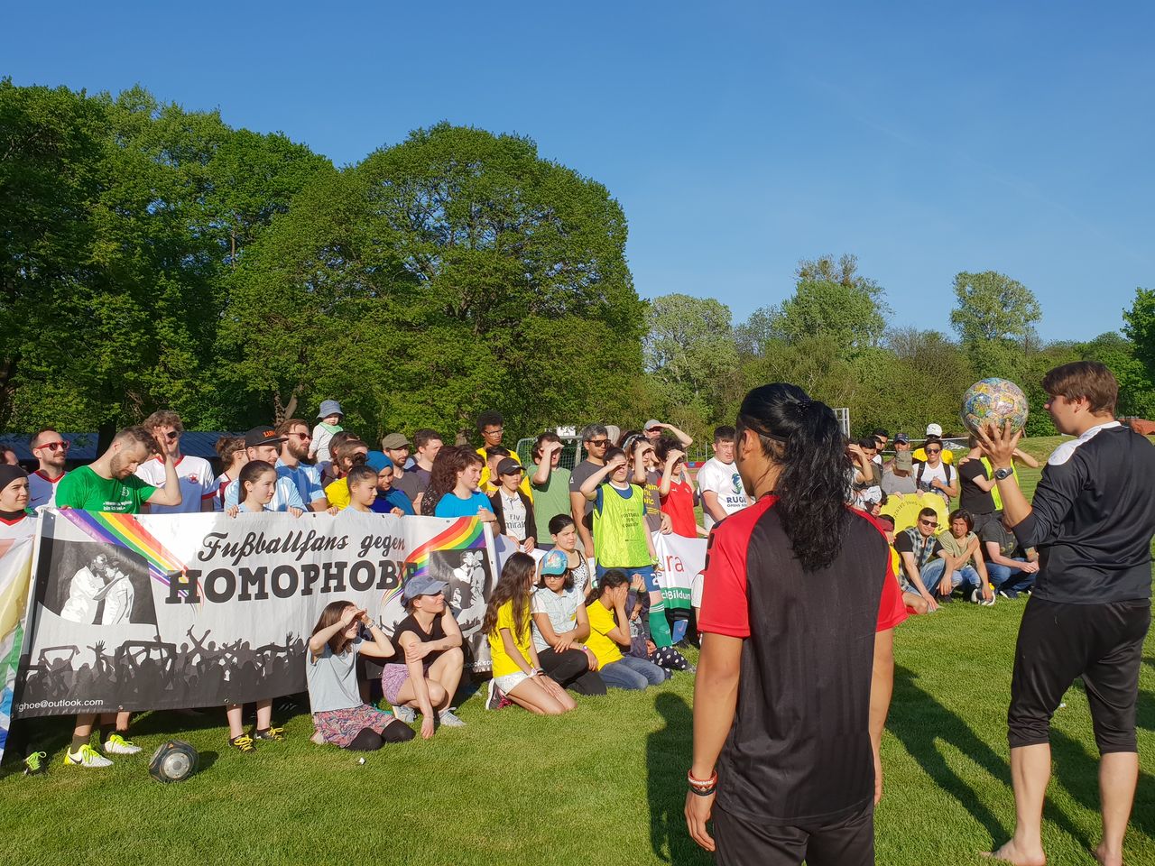 Fussballfans gegen Homophobie