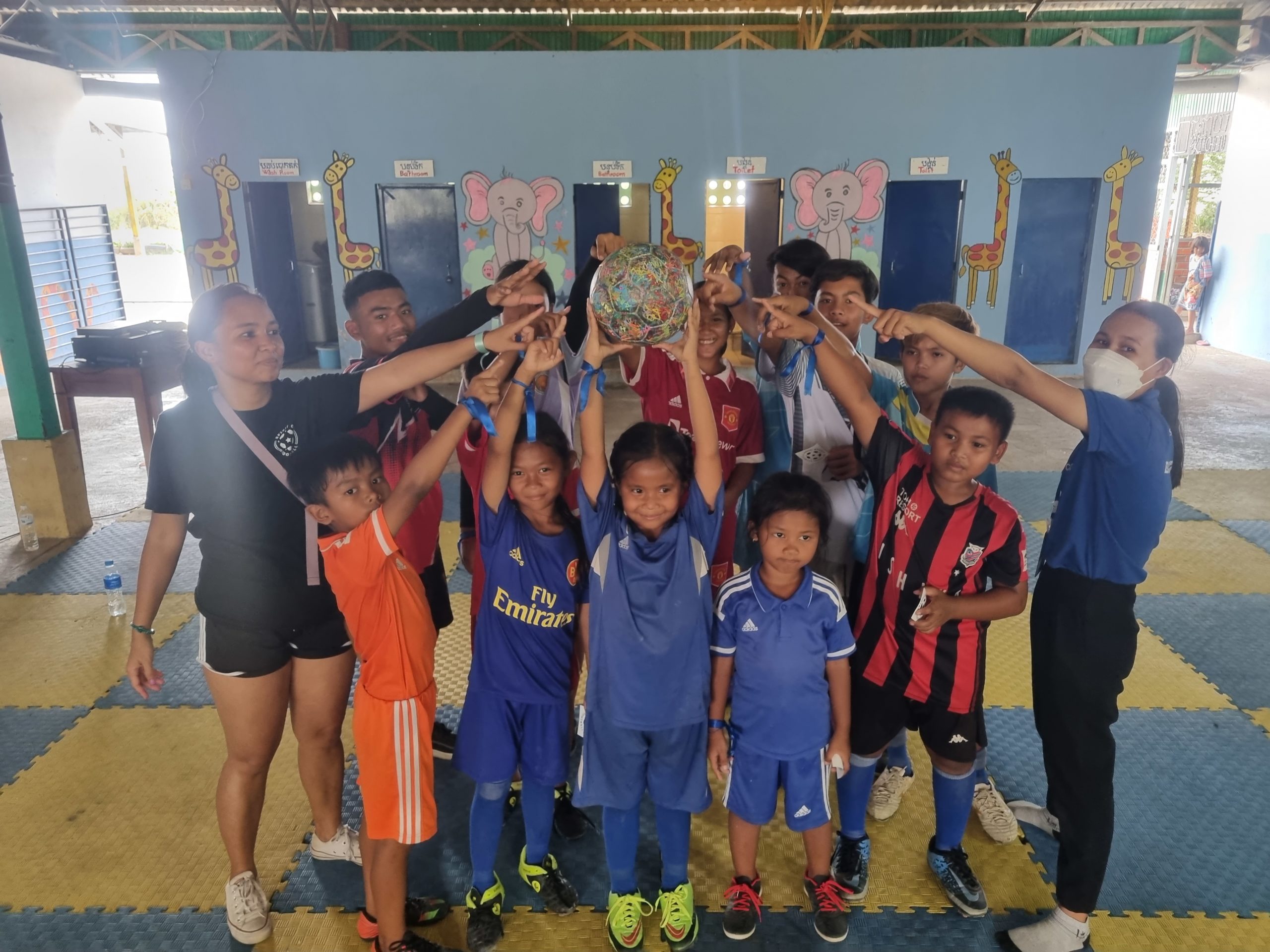 Participants in Battambang, Cambodia