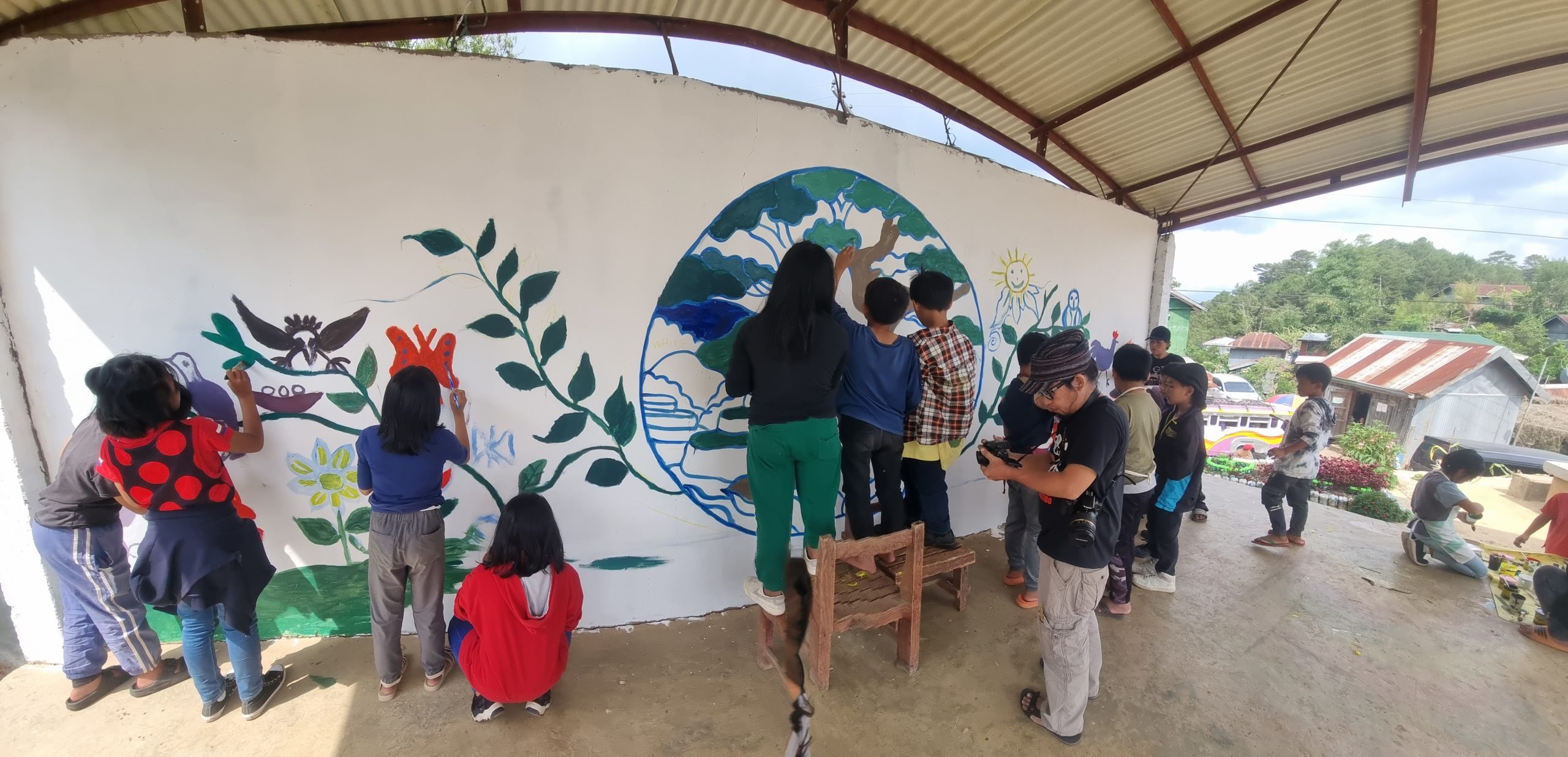 painting wall Sagada