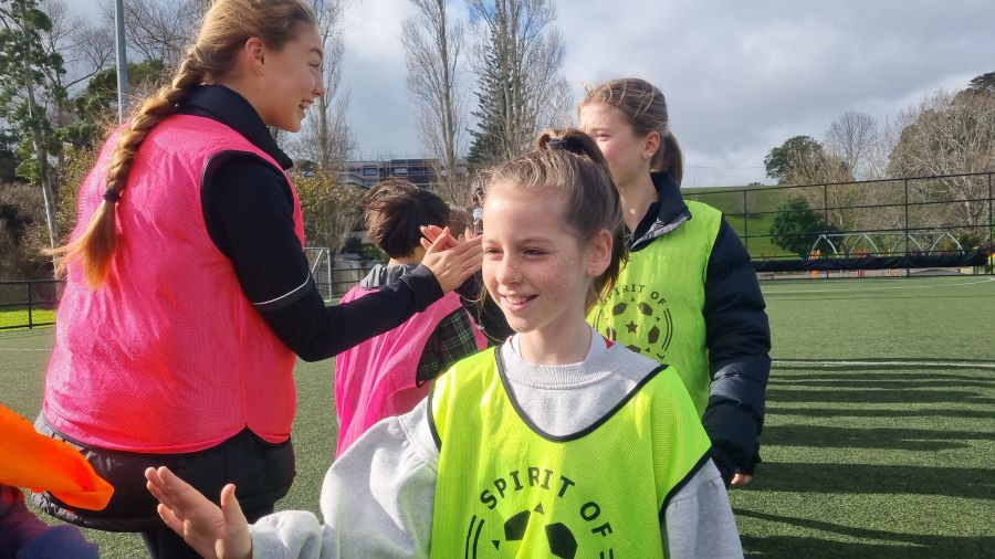 Workshop at the Fencibles United AFC Holiday Camp