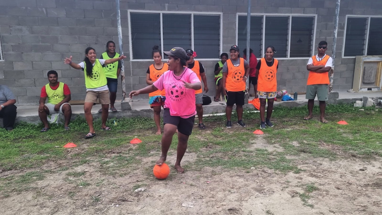 Fair Play football South Tarawa kick off