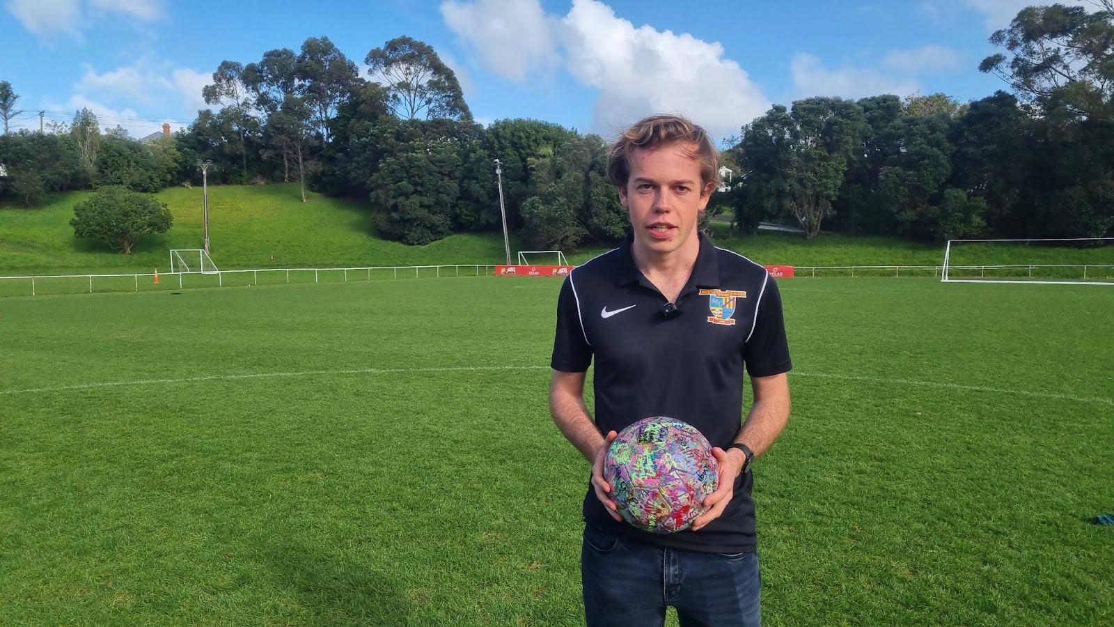 Jack Collinson, Women’s team coach and board member for North Shore United, pledged on behalf of the club to send an equal number of men and women to New Zealand Football training courses