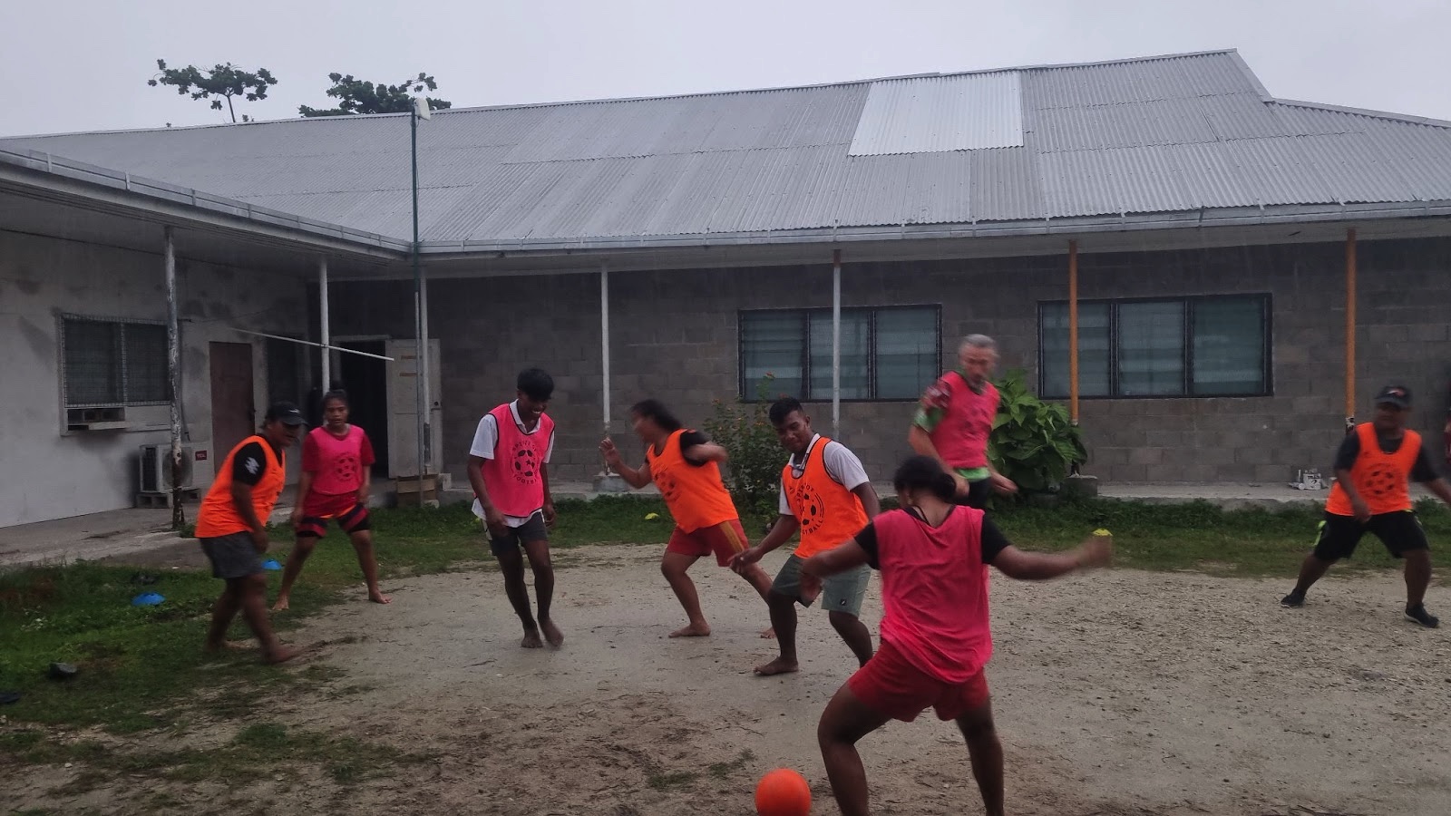 Fair play football match South Tarawa