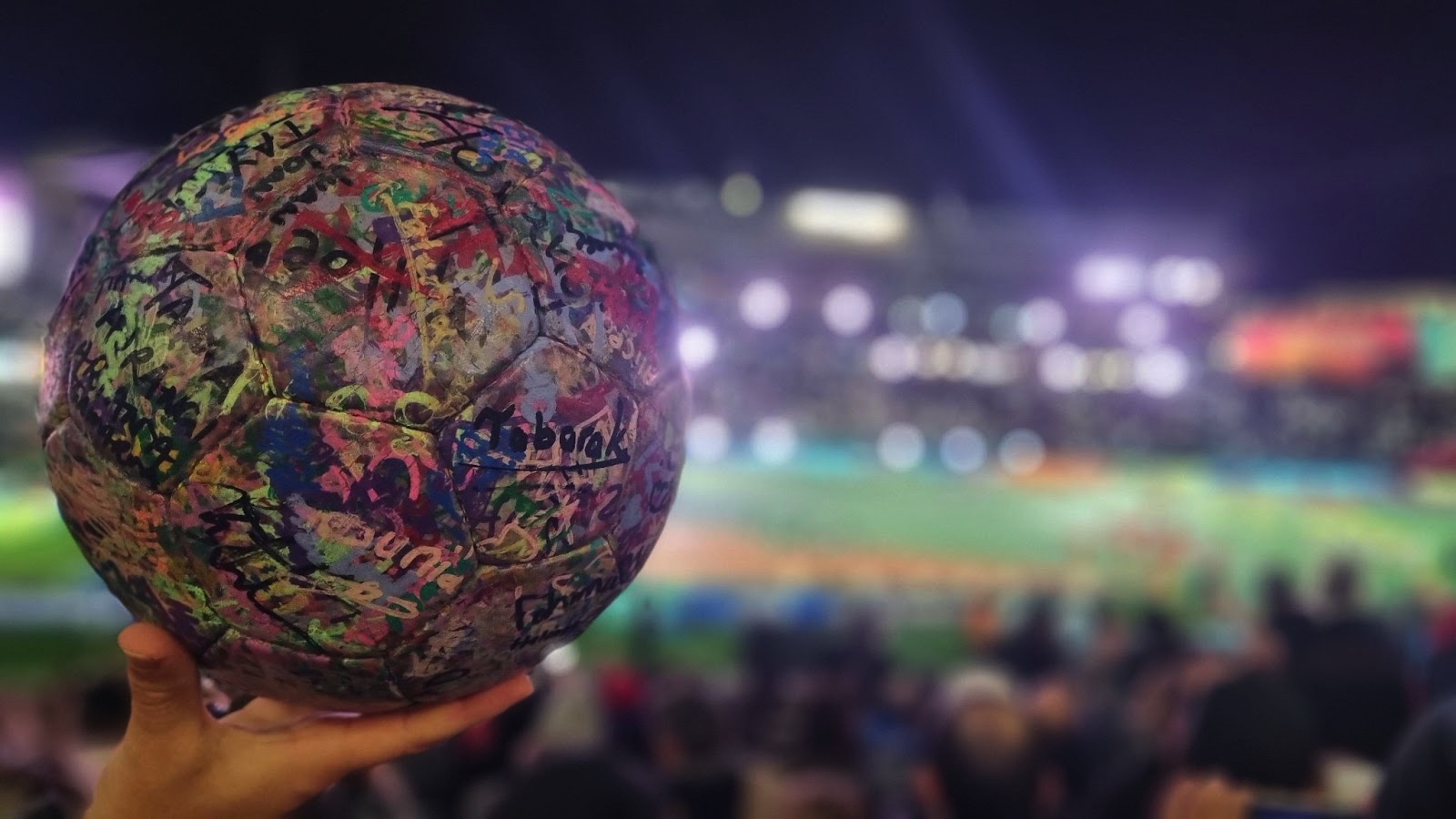 The Ball at the World Cup Opening Ceremony at Eden Park Stadium