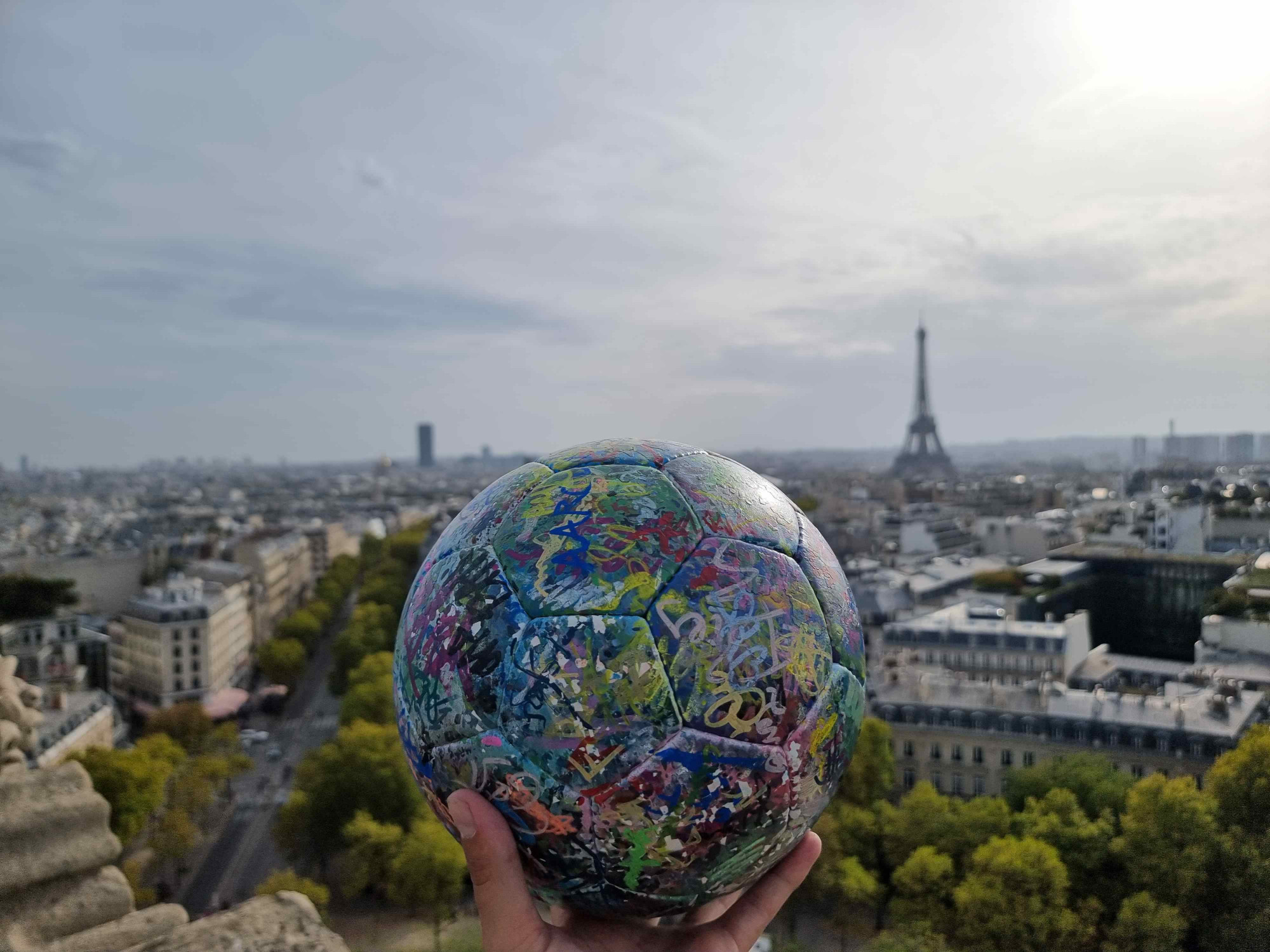 The Ball enjoying the view