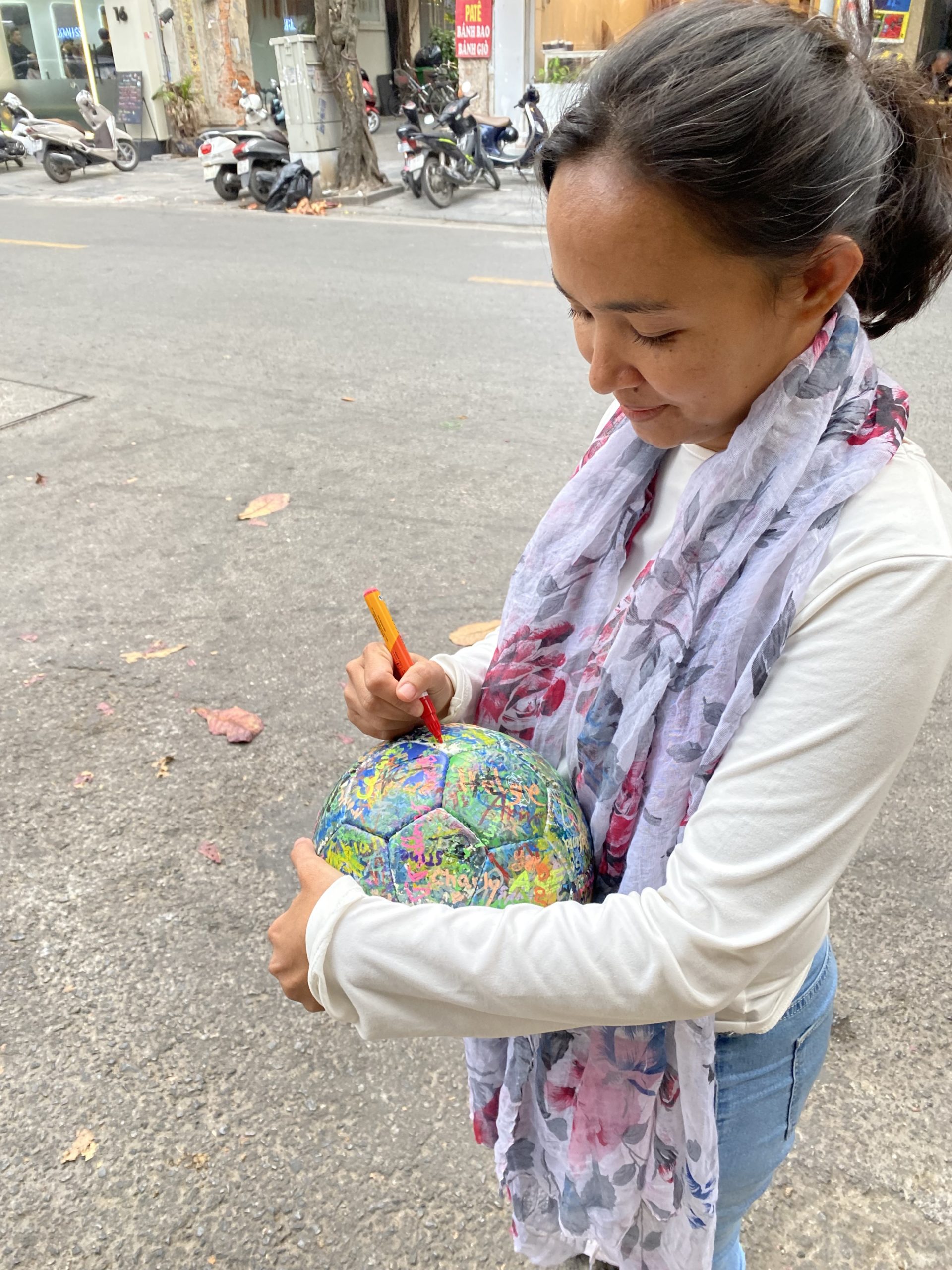 Our Indigenous Peoples Ambassador Valeree from the Philippines, leading our team through the Islands