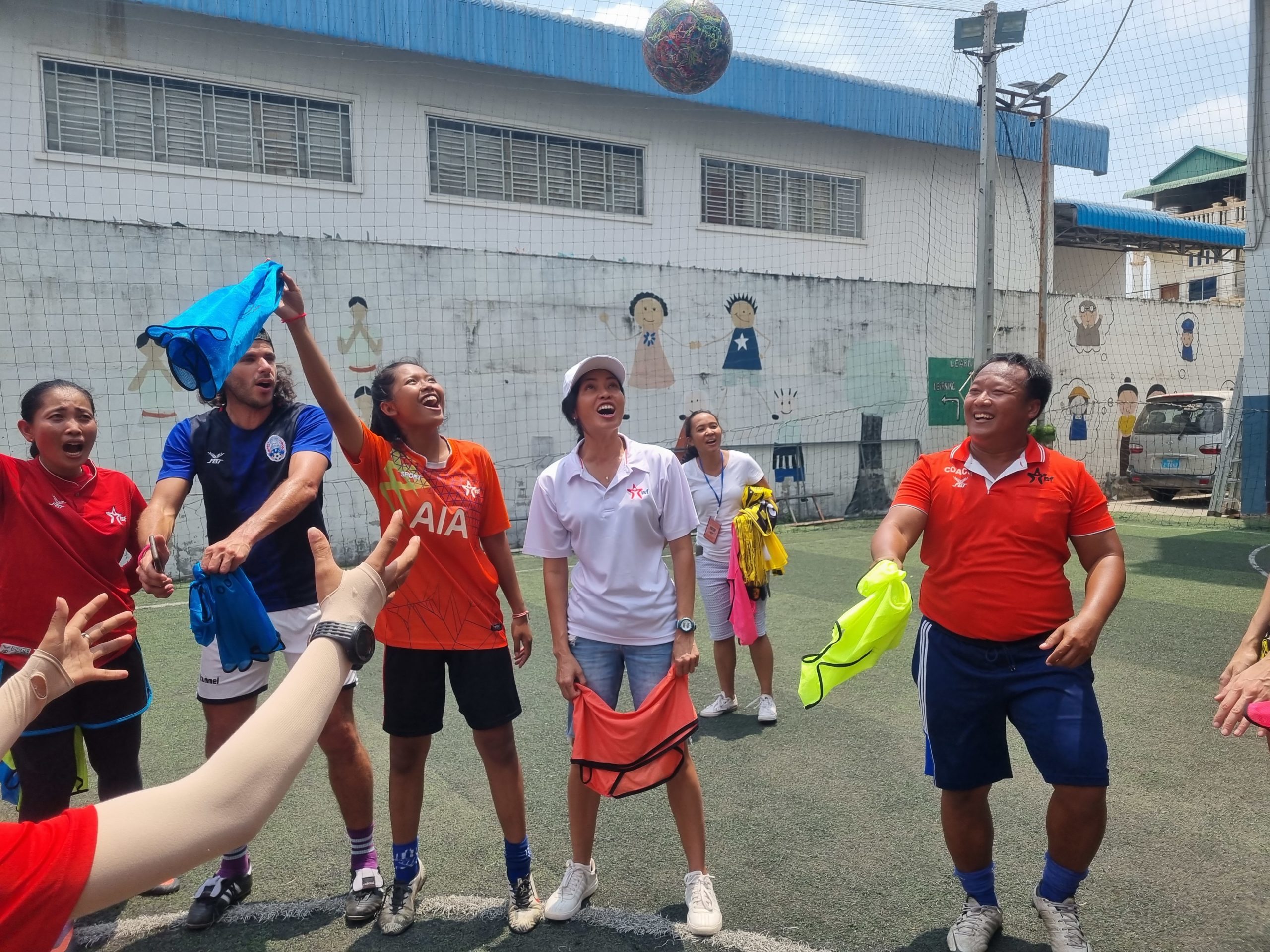 Participants at an ISF school event in Phnom Penh, Cambodia