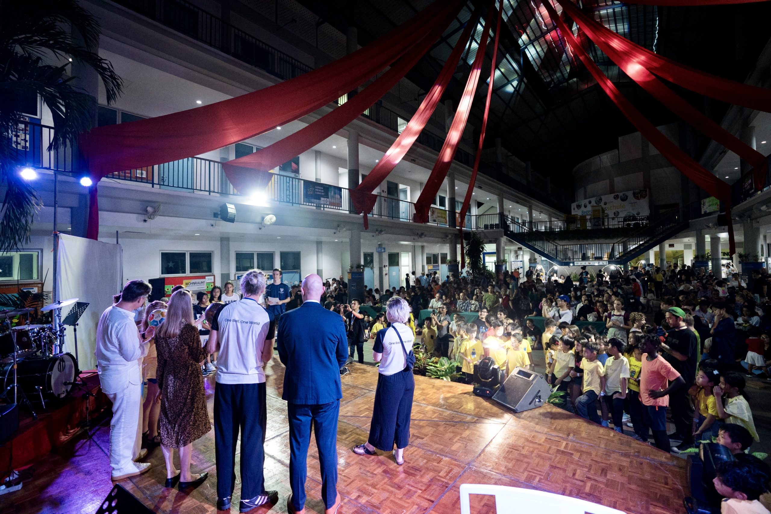 The Ball on stage
