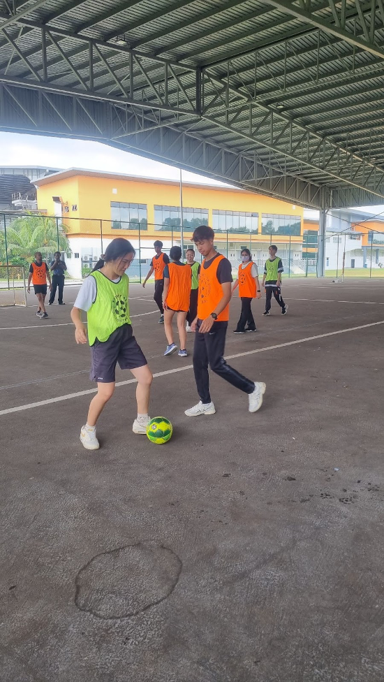 Collecting trash as warming up exercise before FairPlay Football