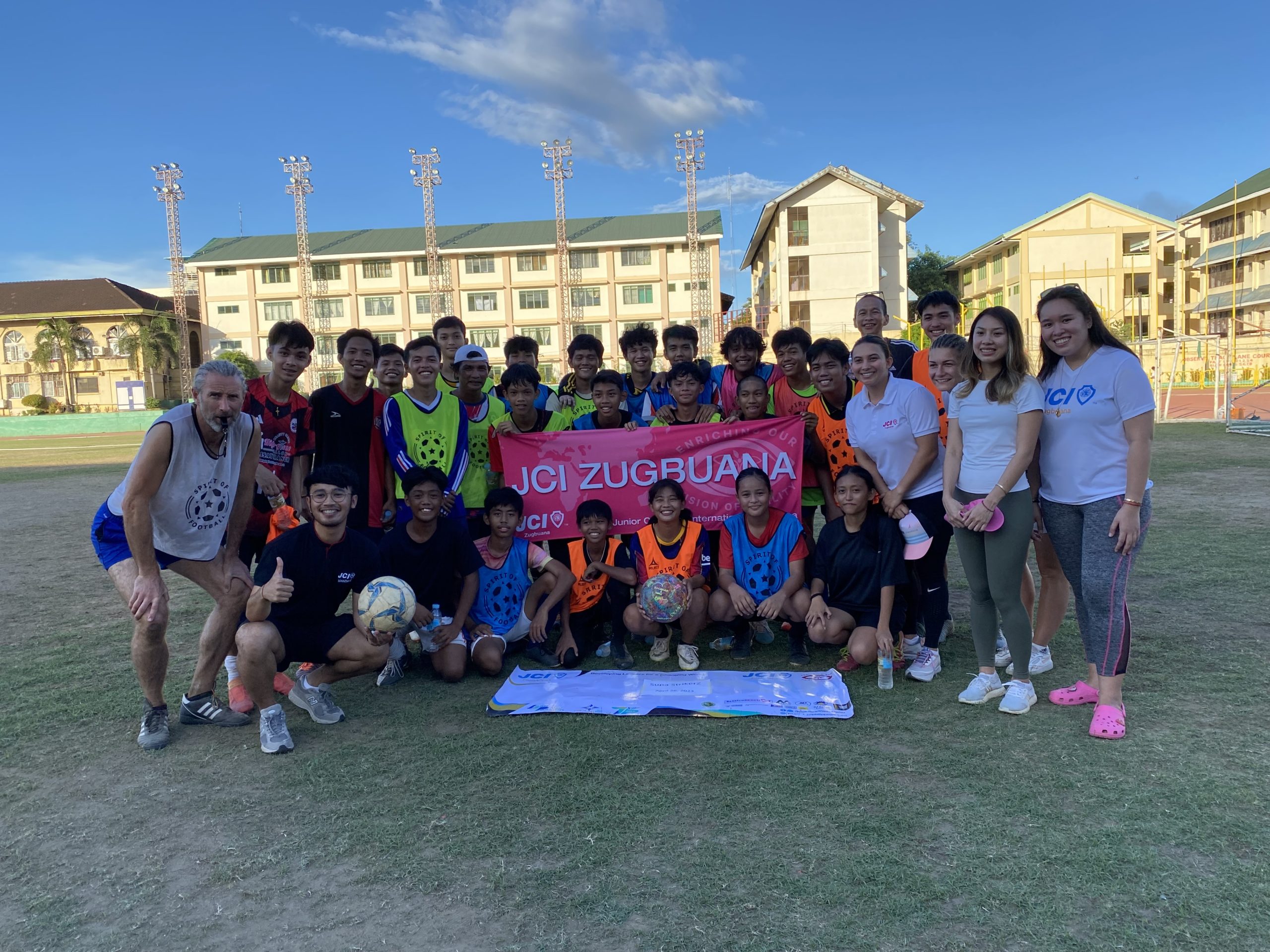 Group picture football Cebu