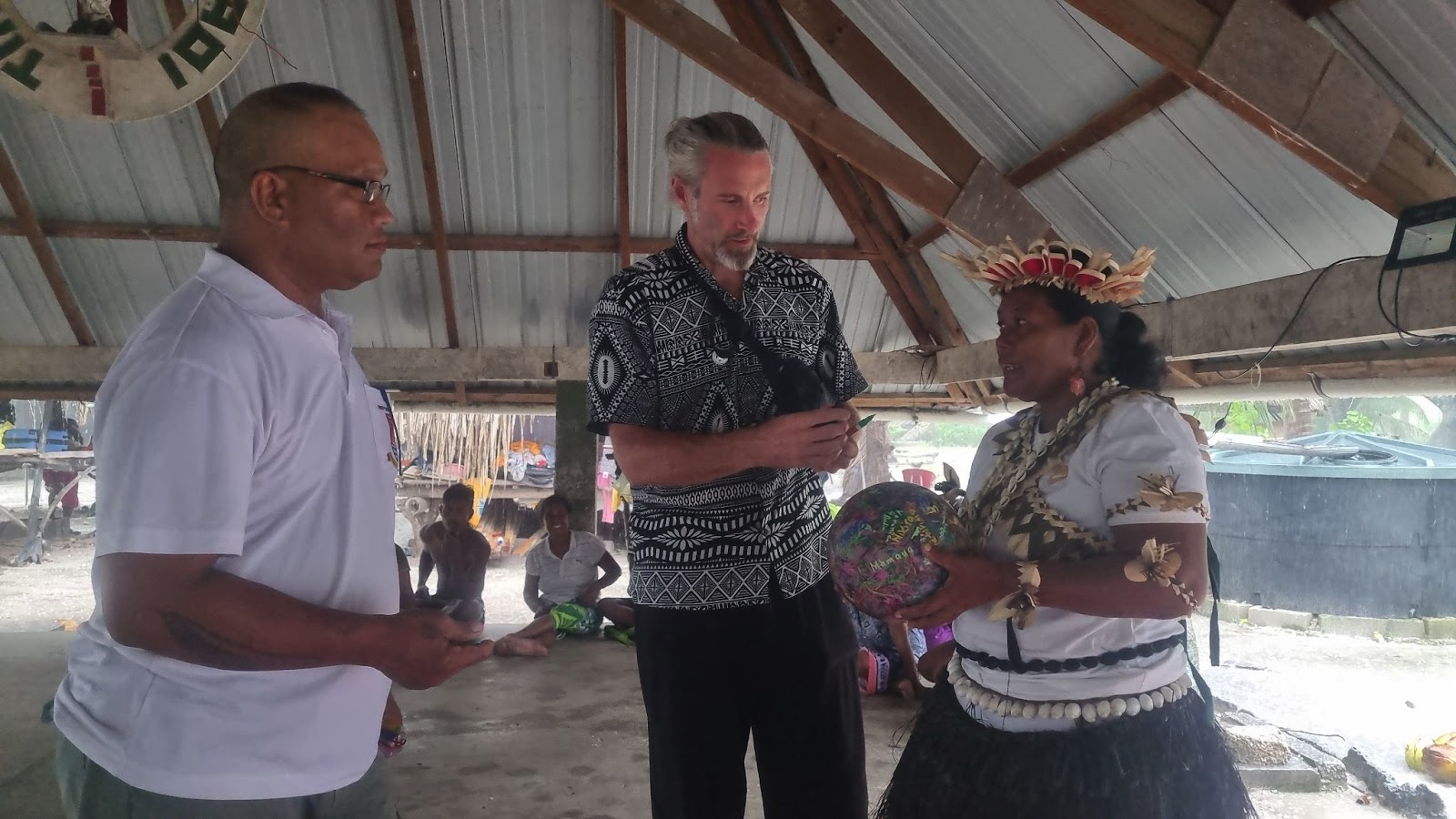 village elders woman North Tarawa