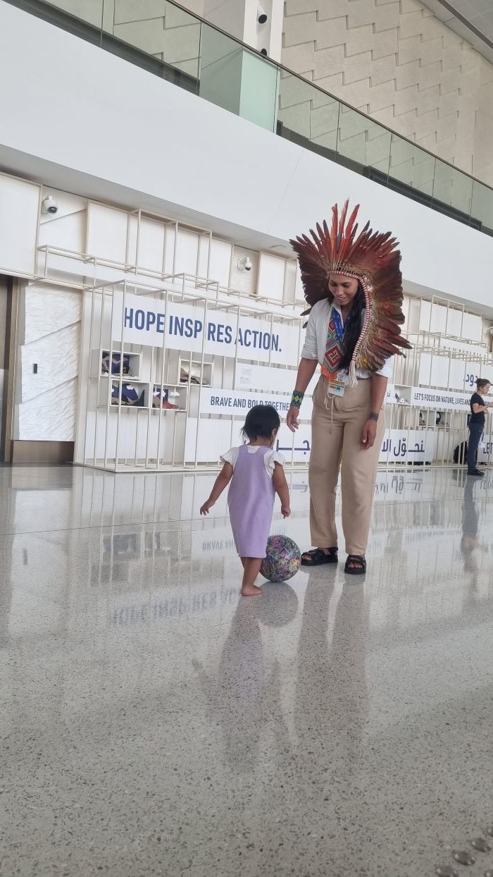 Isa from Instituto Zag and her daughter